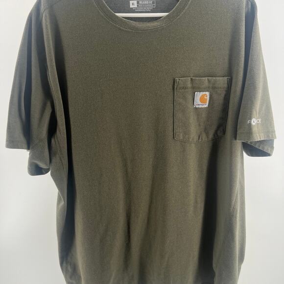 Carhartt Force Men’s Short Sleeve Shirt sz XL Relaxed Fit - Picture 1 of 6